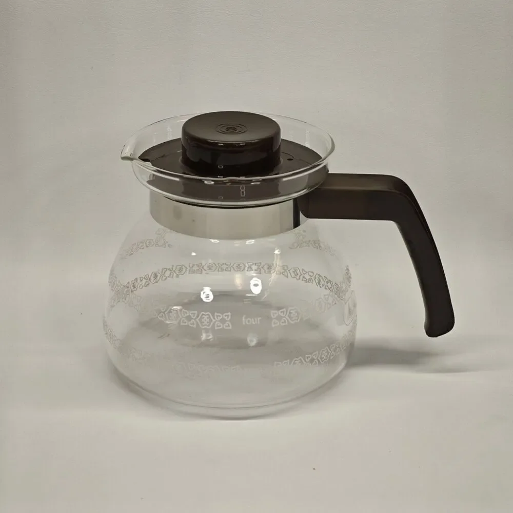 Melitta Corning 2 to 4 Cup Glass Replacement Coffee Pot Carafe Cafe Vintage